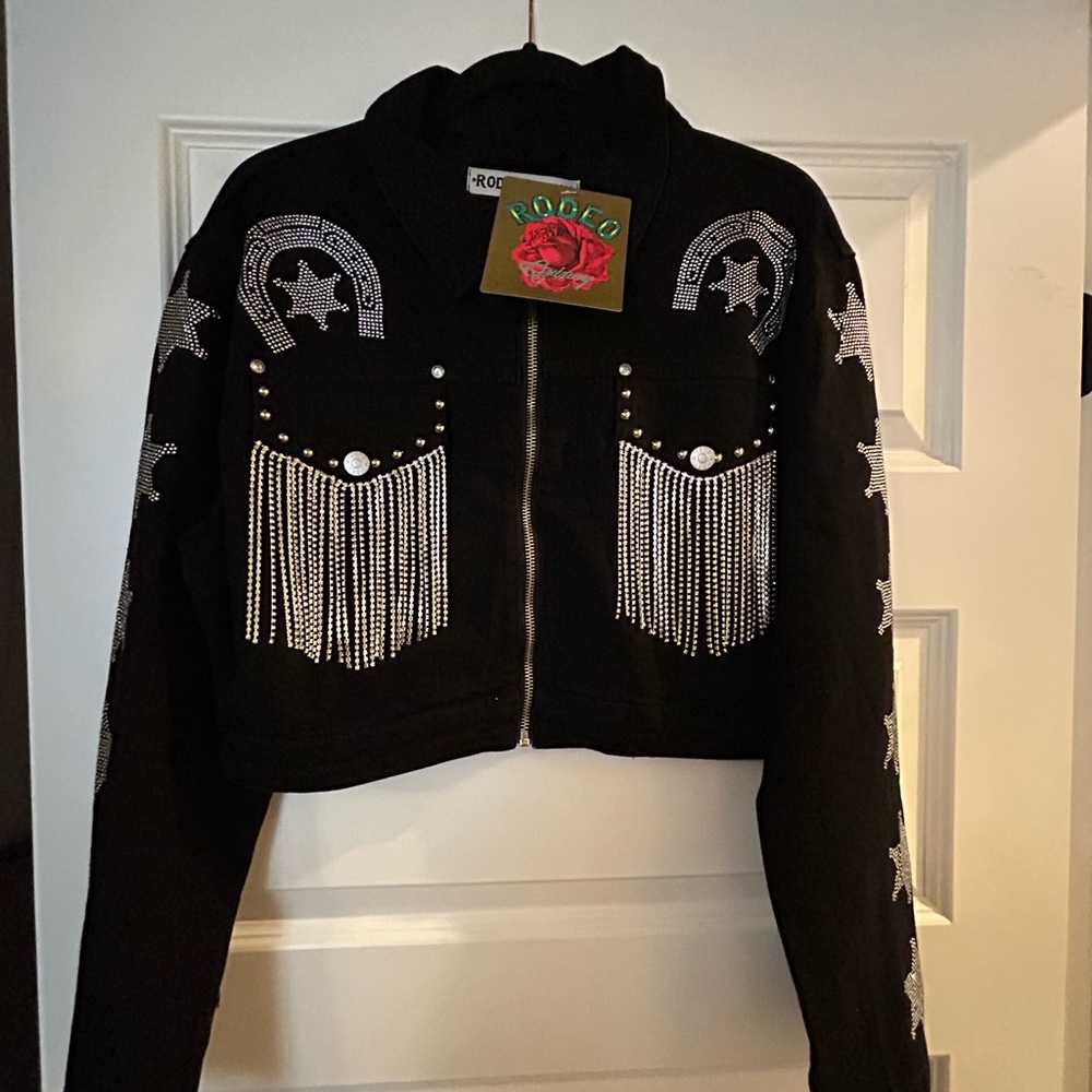Rodeo Quincy, Cheyenne Black Fringe Jacket